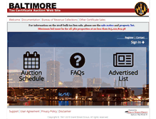 Tablet Screenshot of bidbaltimore.com
